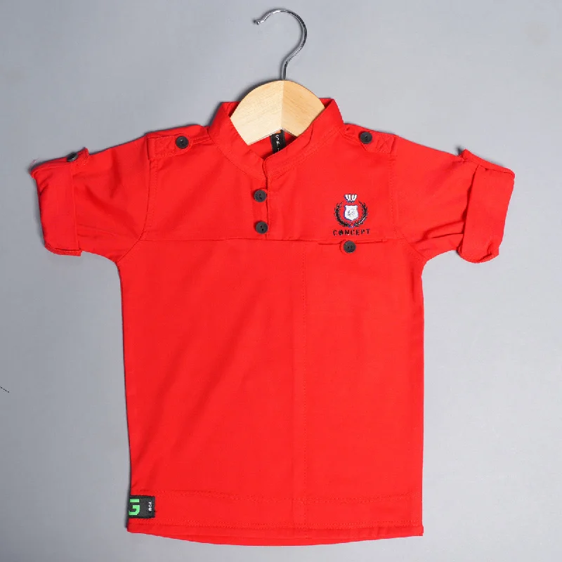 Solid Plain T-Shirt For Boys Shirt Dress Style