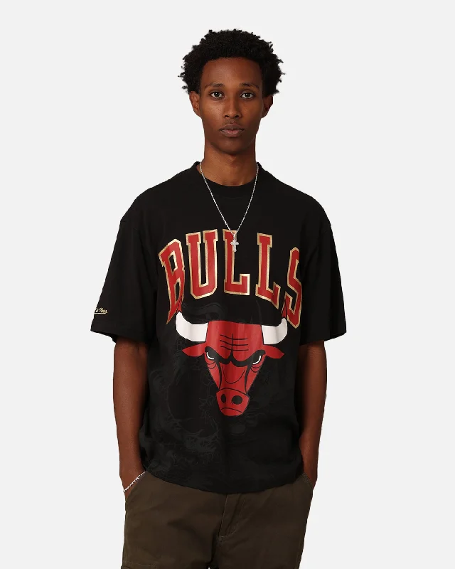 Mitchell & Ness Chicago Bulls Year Of The Dragon T-Shirt Faded Black