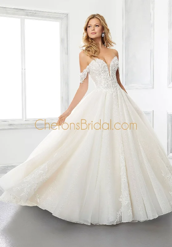 Morilee - 2311 - Belle - Cheron's Bridal, Wedding Gown Luxury Lace Gown