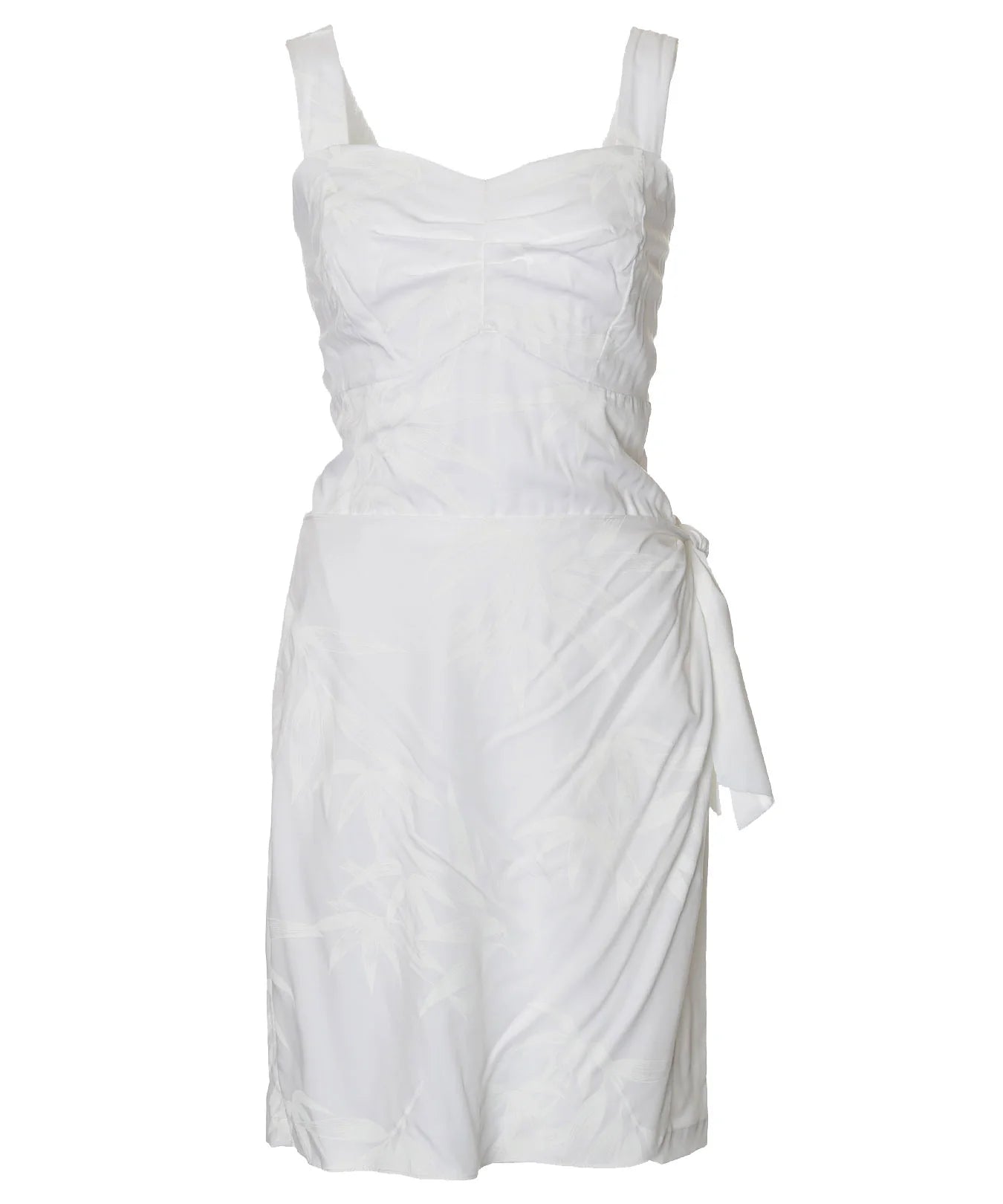 Short Bamboo Rayon Sarong Dress Lace Wedding Dress