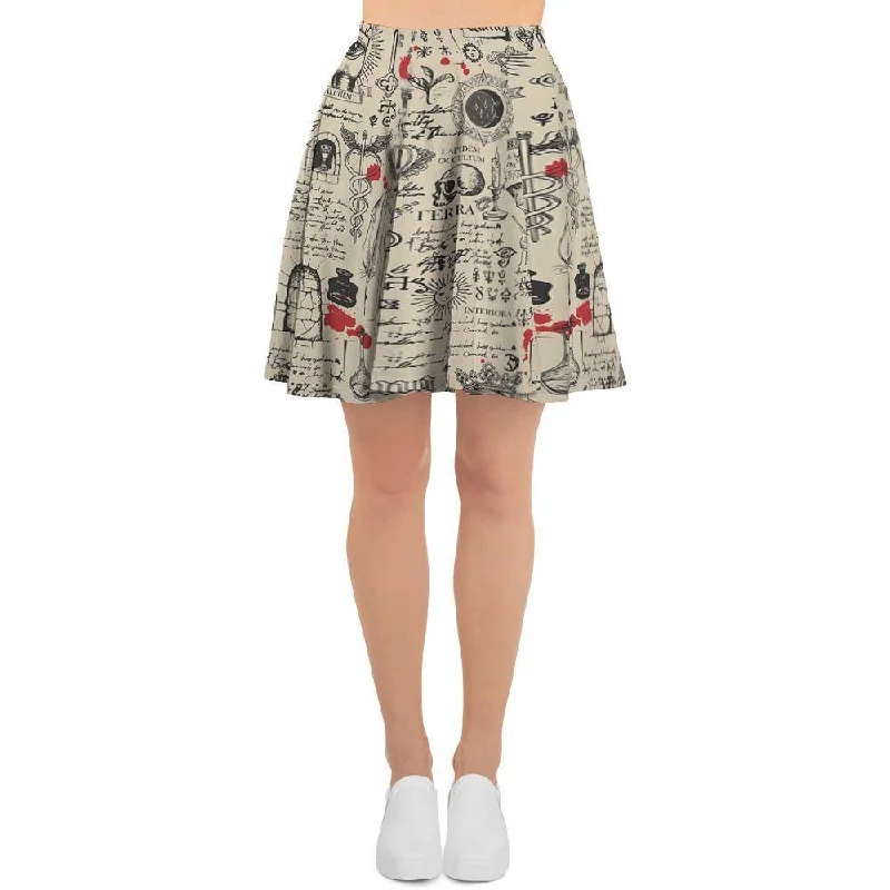 Alchemy Witchcraft Gothic Women's Skirt Casual chic unclassified skirts