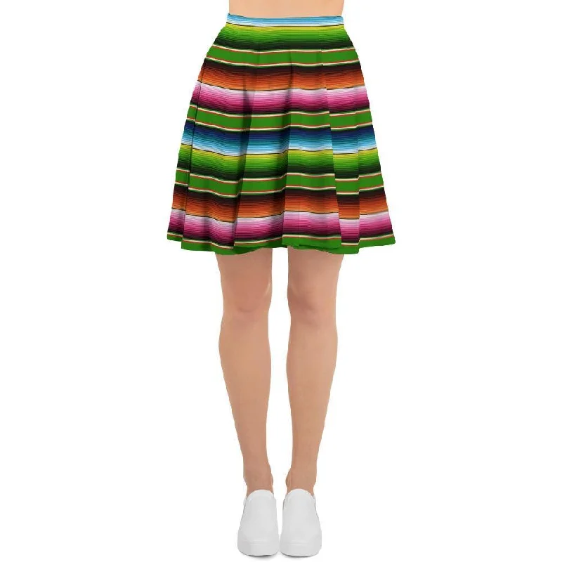 Baja Mexican Print Women's Skirt High-waisted unclassified skirts