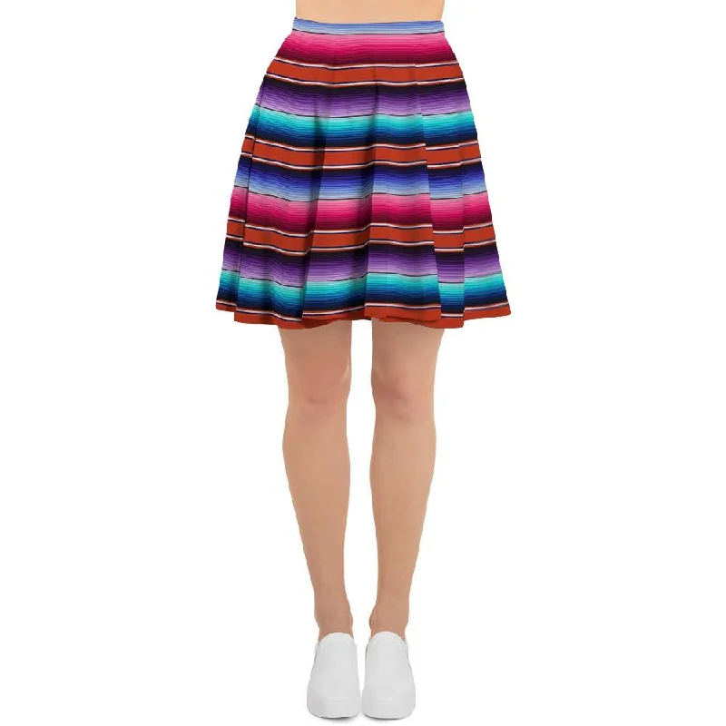 Baja Serape Women's Skirt Vacation unclassified skirts