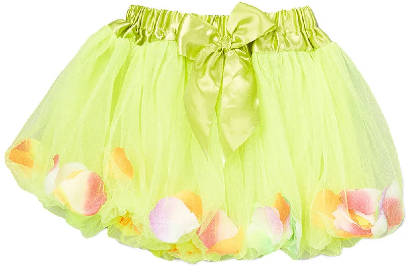 Lime Green Petal Bubble Tutu Gothic unclassified skirts