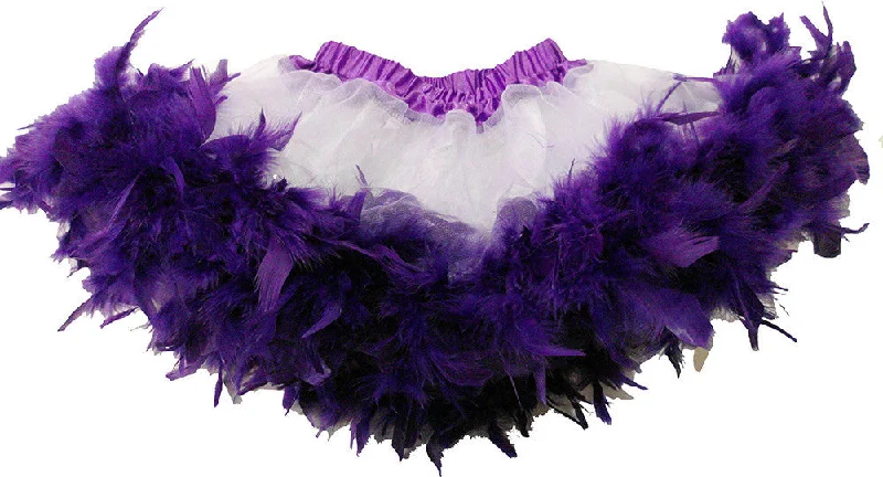 Purple Feather Tutu Spring unclassified skirts