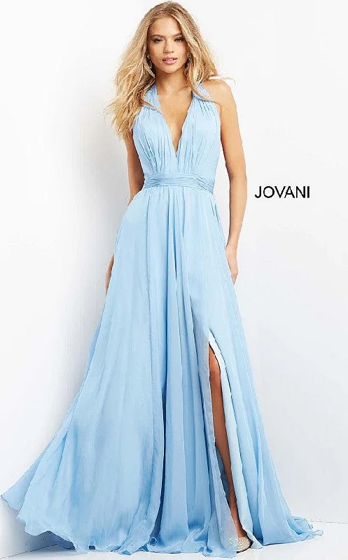 Jovani 08682 Halter Long Formal Prom Dress Best maxi dresses for summer vacation