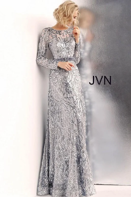 Jovani Long Sleeve Prom Long Dress Sale Satin maxi dresses