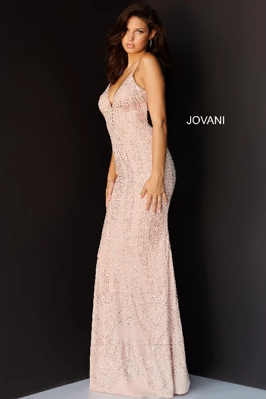 Jovani 06496 Spaghetti Strap Sexy Long Prom Dress Prom maxi dresses