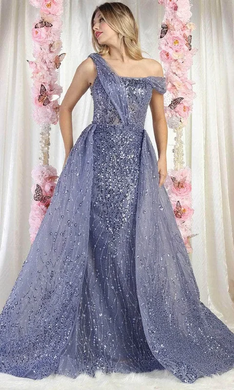 May Queen RQ8029 - Straight-Across Beaded Evening Gown Best party dresses for formal events