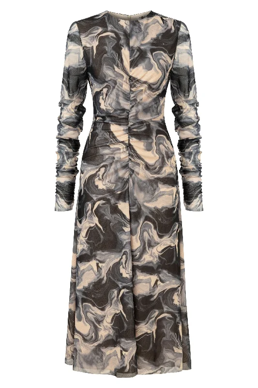 Multicolor Tempus Tie Dye Dress Stylish unclassified dresses