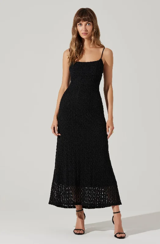 Renaisse Textured Maxi Dress Maxi Skirt Party